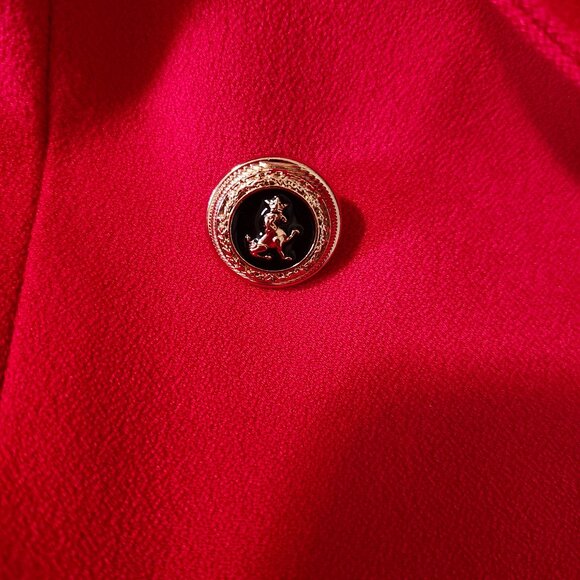 Red Zara Vintage Style 80s/90s Blazer - Picture 9 of 11